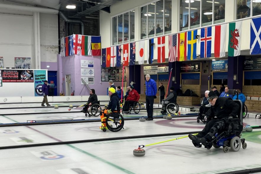 Scottish Curling Wheelchair Championships are underway!